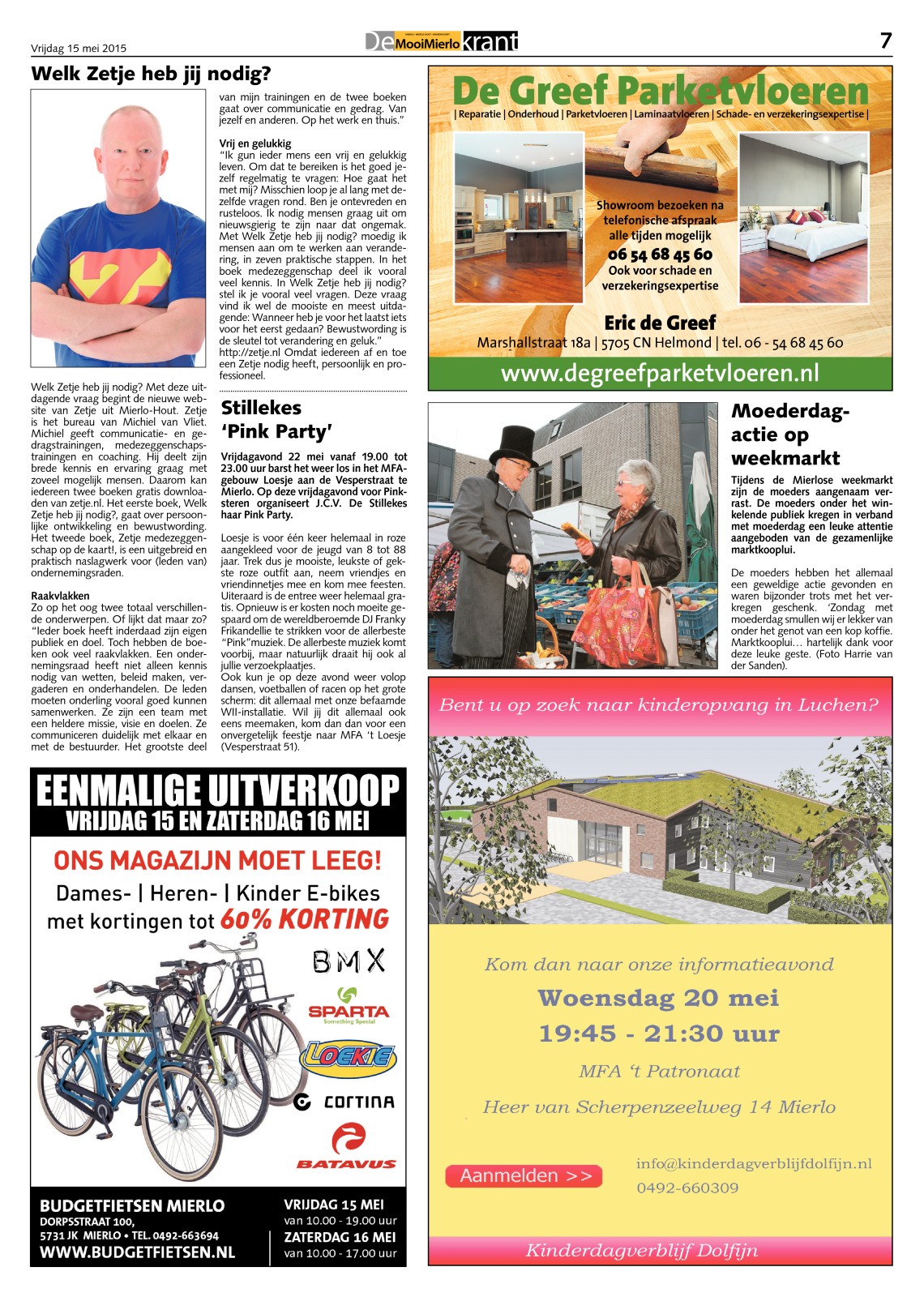 De MooiMierlo krant - 15 mei 2015